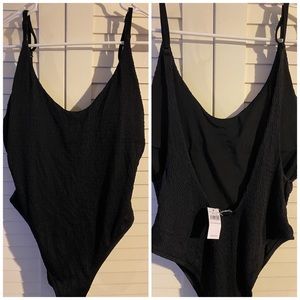 American Eagle black one piece swimsuit